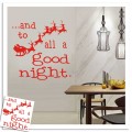 A Good Night Wall Sticker